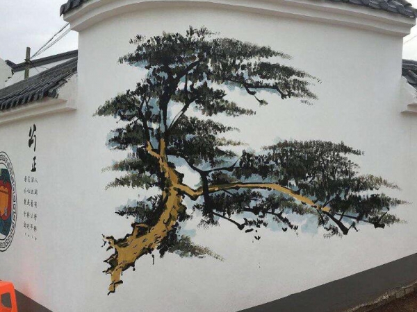 最流行的餐馆饭店墙体装饰方法：彩绘墙体