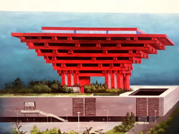 社区3D主题墙